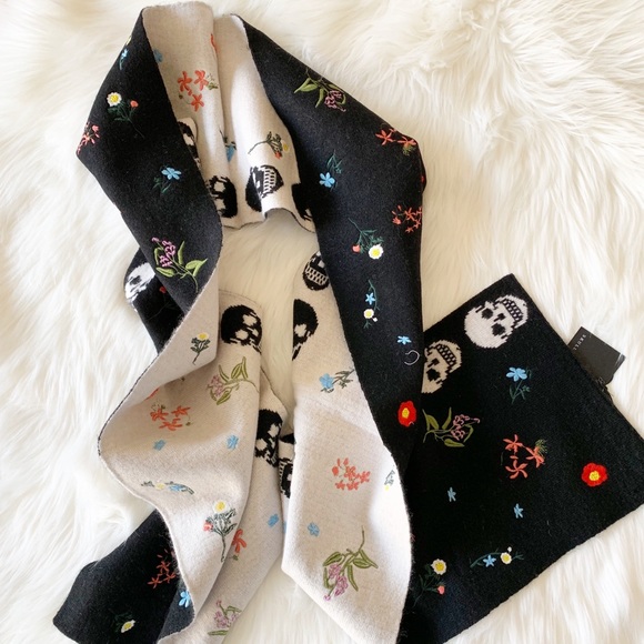 360 Cashmere Accessories - Skull Cashmere | Wool Cashmere Blend Scarf